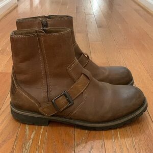 Men’s Chaps Brown Leather Boots Size 10.5 EUC